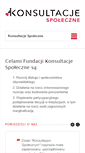 Mobile Screenshot of konsultacjespoleczne.com